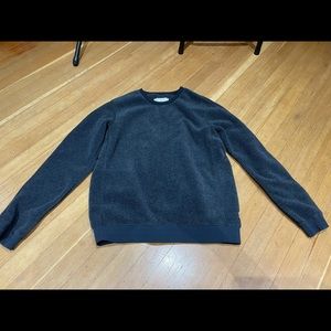 Reigning Champ fleece pullover size medium. Grey/washed black.